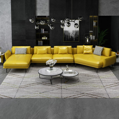 Sofa U-Form Ledeh Wohnlandschaft Garnitur Design Moderrsofa Coucn Sofas Turkis
