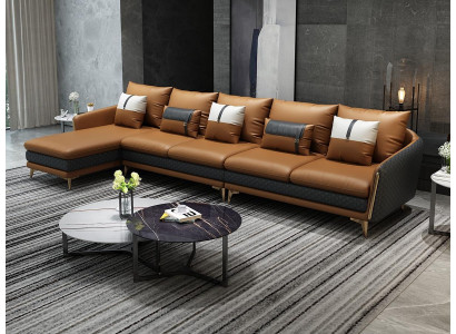 Designer Ecksofa L Form Sofa Moderne Sofas Ledersofa Eckgarnitur