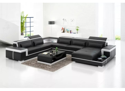Ecksofa Design Moderne Wohnzimmer Möbel Eckcouch Lederpolster Couch