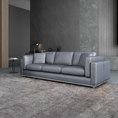 Sofa 4 Sitzer Sofas Luxus Polstersofas Ledersofas Luxus Designer Couch Neu Sofa
