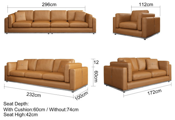 Sofa 4 Sitzer Sofas Luxus Polstersofas Ledersofas Luxus Designer Couch Neu Sofa