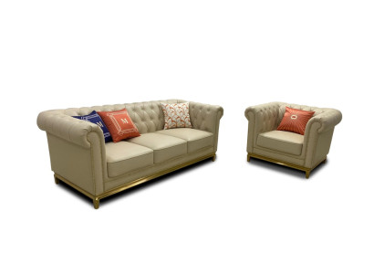 Klassische Luxus Chesterfield 3+2+1 Sitzer Sofa Set Polstermöbel Sofas Sofas Neu
