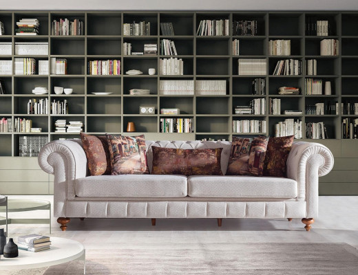 Sofas Stoff Modern Sofa3 Sitz Dreisitzer Couchen Design Couch Polster Beige