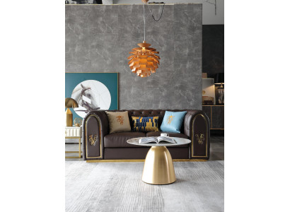 Dreisitzer Design Sofa 3 Sitzer Relax Sofas Polster Couch Sitz Chesterfield Neu