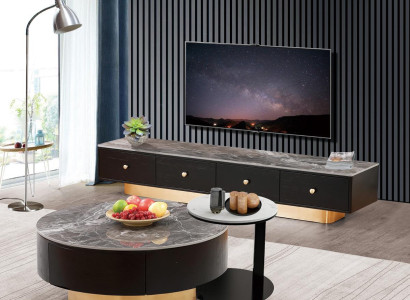 Set 2x Couchtisch Kaffeetisch Deko Beistelltisch Designer Wohnzimmertisch
