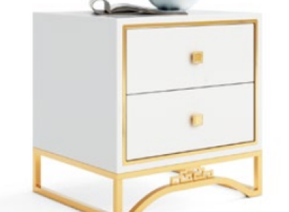 Tisch Nachttisch Sofa Tisch Beistelltisch Betttisch mit Schublade Weiß