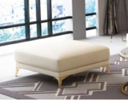 Moderne Sofa Eckgarnitur L Form Polster Sitz Ecke Couch + Hocker Italien