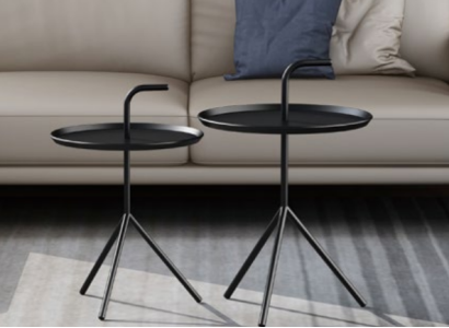 Set 2x Couchtisch Deko Kaffeetisch Beistelltisch Designer Wohnzimmertisch