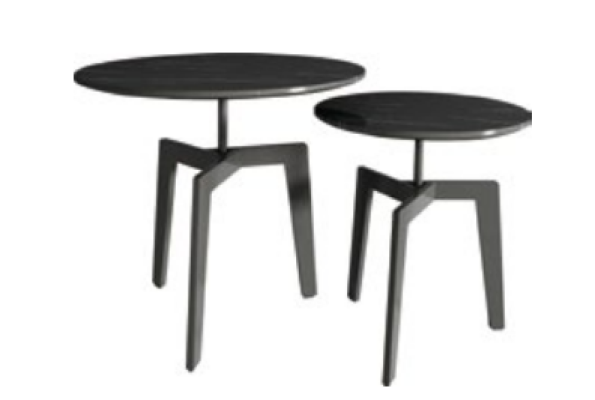 Set 2x Deko Couchtisch Kaffeetisch Beistelltisch Designer Wohnzimmertisch