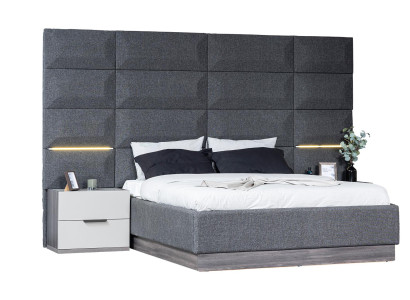 Bett Doppelbett Betten Möbel Einrichtung Neu Möbel Design Hochglanz Schlafzimmer