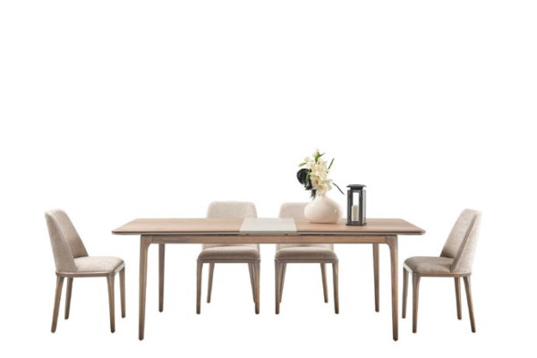 Luxus Design Polster Stuhl Stühle Sitz Esszimmer Holz Textil Sessel Echtholz