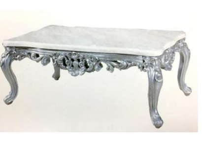 Barock Rokoko Couchtisch Holz Tisch Beistell Sofa Couch Tische Marmor