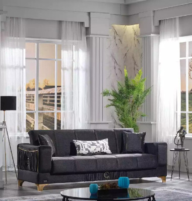 Sofa 3-Sitzer Couch Stoffsofa Sitzmöbel Polstersofa Loungesofa Armlehne