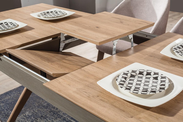 Luxus Esszimmer set Esstisch 4x Stühle Textil Essgruppe Modern Garnitur Neu