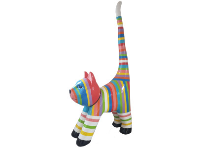 Designer Abstrakte Figur Moderne Figuren Dekoration Katze Skulpturen Bunte Neu