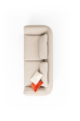 Sofa Beige Wohnzimmer Sofas Couch Design Modern Stil Couchen