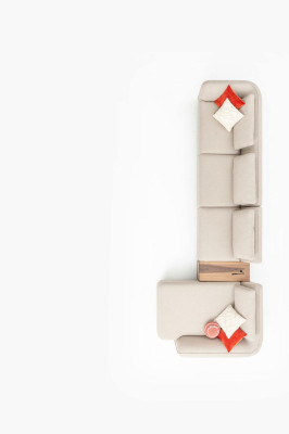 Ecksofa L-Form Wohnzimmer Couch Polstersofa Ecke Garnitur Stoffsofa