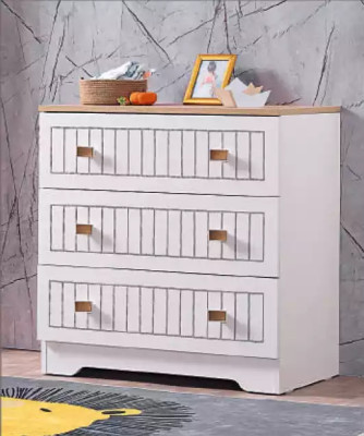Kinderzimmer Jugendzimmer weiß Bett Kommode Kleiderschrank 3-teilige
