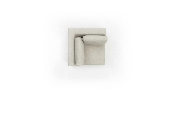 Ecksofa U-Form Grau Sofa Couch Luxus Design Möbel Wohnlandschaft Stoff