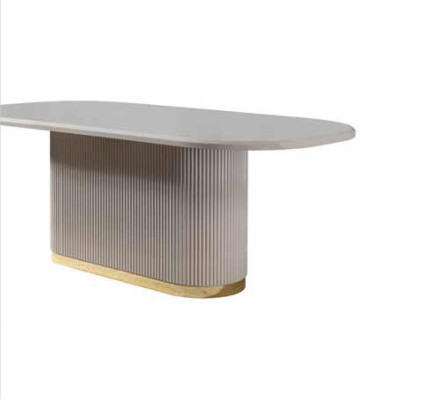 Luxus Tisch Esstisch Ovale Tische Esszimmer Möbel Esstische 209x100cm