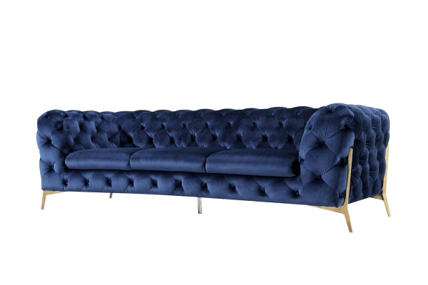 Luxus Hochwertige Sofa Couch Polster Sitz 3+2+1 Garnitur Deko Chesterfield