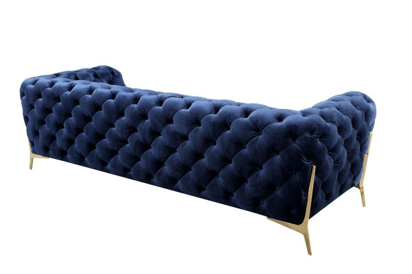 Luxus Hochwertige Sofa Couch Polster Sitz 3+2+1 Garnitur Deko Chesterfield