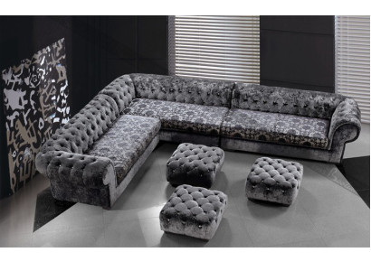 Design Dreisitzer Sitzer Set Sofa Polster Couchen Couch Modern Luxus 250x350cm