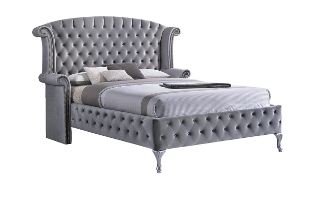  Nostalgie Bett Chesterfield Sofa Ohren Betten Englisches Schlafzimmer Design Neu