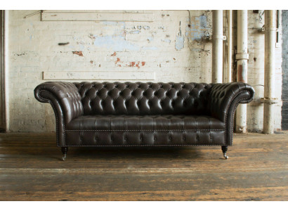 Chesterfield Stoffsofa Ledersofa Sofa Couch Polster Wohnzimmer Maßanfertigung