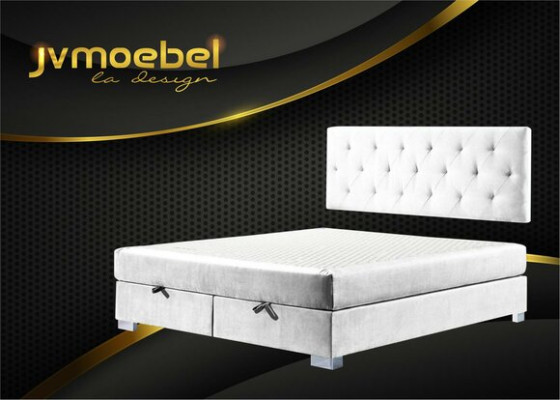 Luxus Boxspring Bett Betten Doppel Schlafzimmer Möbel Stoff 140 160 180 x 200cm