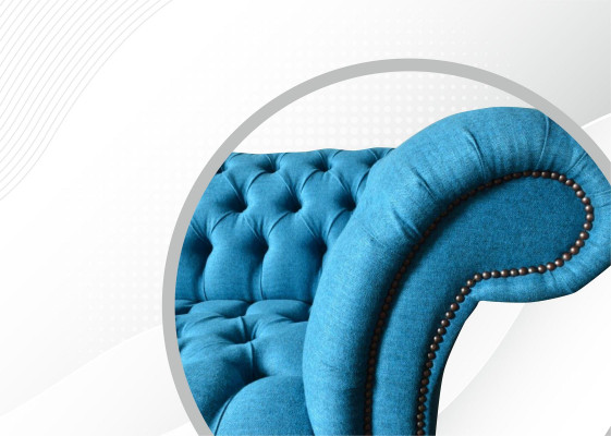 Design Couch Polster Sofas Stoff Modern Sofagarnitur 3 er Dreisitzer Couchen
