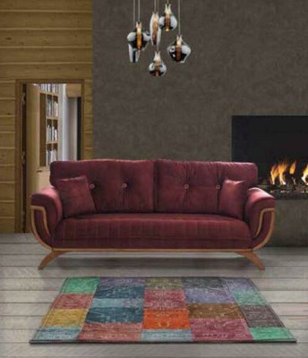 Luxus Garnitur Set Sofagarnitur 3+3+1 Sitzer Modern Sofas Sessel