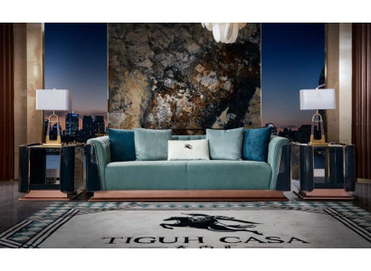 Chesterfield Sofa Leder Dreisitzer Couch Polster Design Möbel Luxus
