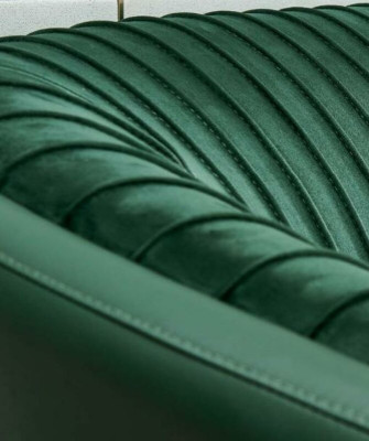 Ecksofa Dunkelgrün Wohnlandschaft Couch Eckgarnitur Leder Kreative Möbel Design
