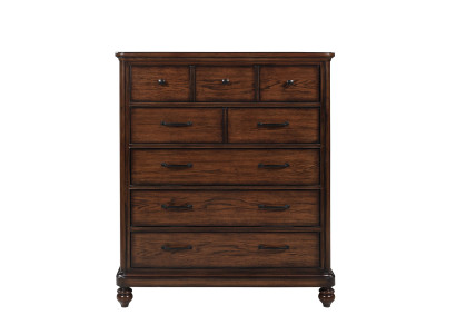 Landhaus Stil Möbel Hoch Kommode Schrank Designer Schränke Braun Sideboard Neu