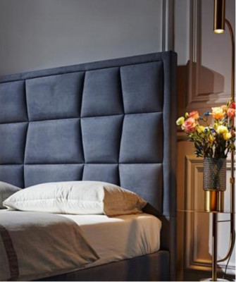 Design Bett Schlafzimmer Betten Textil Hotel Luxus Polster Sitz Stoff Neu Möbel
