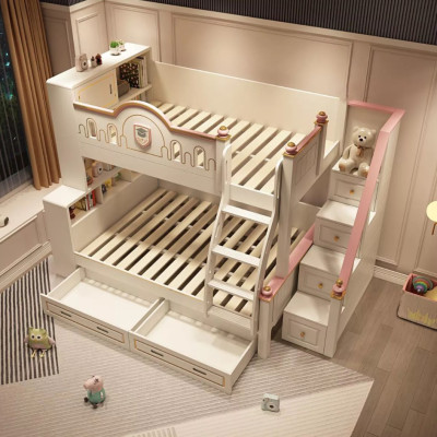 Kinderbett Etagenbett Jugendbett Hochbett Design Modern Bett Kinderzimmer Betten