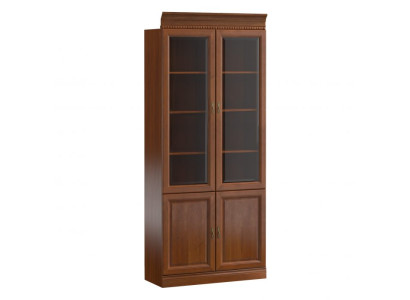 Klassische Schränke Schrank Vitrine Vitrinenschrank Glas Schrankwand Model BA-2