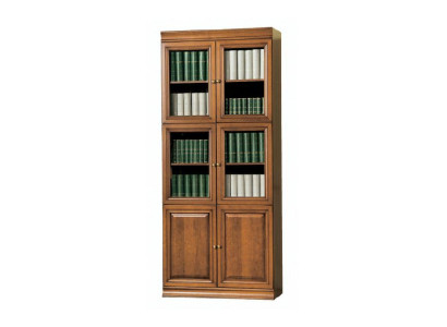 Klassische Schränke Schrank Schrankwand Vitrine Vitrinenschrank Glasschrank SE-1