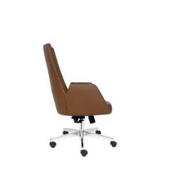 Stilvoll Bürostuhl Gaming moderner Einzelstuhl Braun Bürostuhl Drehstuhl