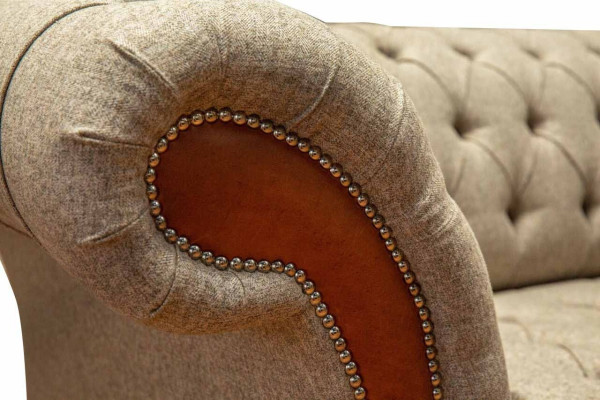 Chesterfield Sofa Polster Design Luxus Couch Klassische Sofa 3 Sitzer