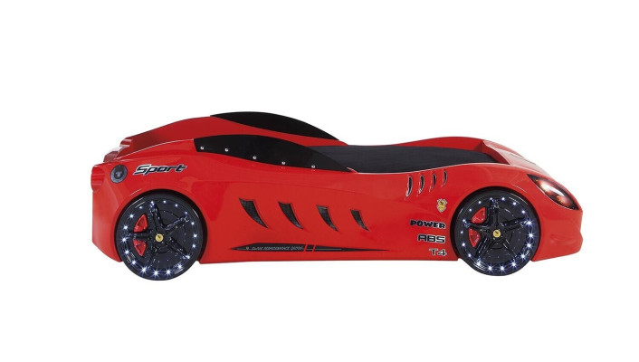 Schlafzimmer Kinderbett Betten Kinder Zimmer Auto Kindermöbel Rot Neu