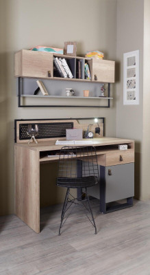 Jugendzimmer Set Bett Eckschrank Nachttisch Schreibtisch Möbel 4tlg Neu