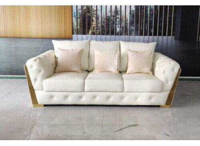 Dreisitzer Couch Möbel Einrichtung Chesterfield Medusa Luxus Einrichtung
