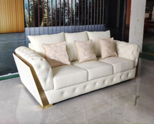 Dreisitzer Couch Möbel Einrichtung Chesterfield Medusa Luxus Einrichtung