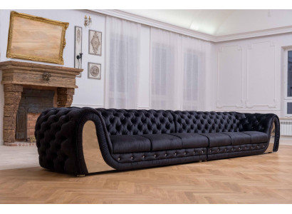 Sofas 6 Sitzer Textil Big Xxl Wohnzimmer Stoff Neu Sofa Couch Polsterung Möbel