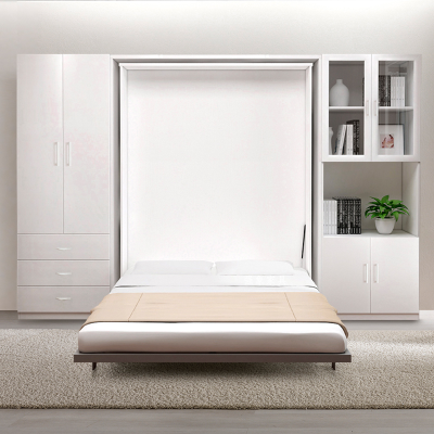 Bett Bücher Schrank Regal Gästebett Schränke Wand Schrank Wandschrank Betten