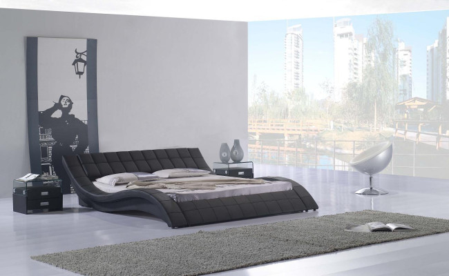 Doppel Hotel Betten Ehe Schlaf Zimmer Leder Bett Polster Design Luxus