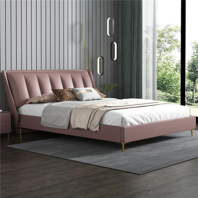 Betten Textil Hotel Luxus Polster Sitz Stoff Italien Designer Bett Schlafzimmer