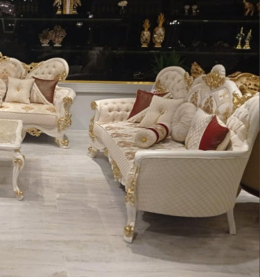 Dreisitzer Sofa 3 Sitz Sofa Sofas Barock Rokoko Sitz Stoff Stil Barock Möbel